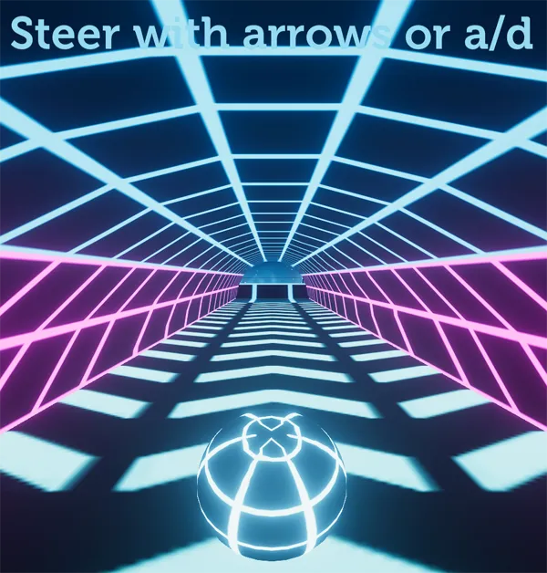 Steer left and right in Slope 3